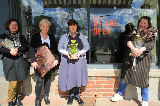 Independent shop Within Reason. Pictured are Rona Stevenson, Jane Luksys-Booth, Alyson King-Shaw, and Helen Darkington. Picture: Chris Etchells