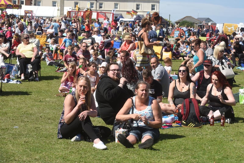 These fans were watching a Star Wars movie on Seaham sea front as part of the town carnival in 2016.