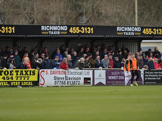 South Shields are top of the table and heading for the Conference North, provided the season is allowed to finish.