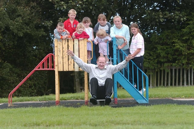 Can you spot anyone you know in this photo from Greatham playground in 2005?