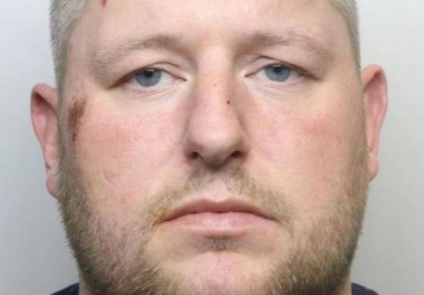 Ian White, 36, was jailed for seven years after admitting 16 offences including threats to kill, possession of a bladed article in public, criminal damage, kidnapping, ABH, affray and causing unnecessary suffering to an animal.