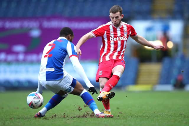 Sheffield United's Rhys Norrington-Davies made his loan debut for Stoke City at Blackburn Rovers on Saturday. (Photo by Clive Brunskill/Getty Images)
