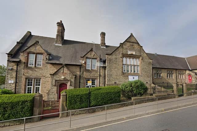 Intake Primary School in Sheffield, where thieves broke in and stole a digger (pic: Google)