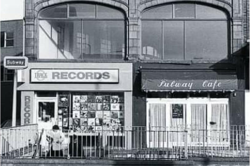 Track Records and the Subway Cafe, St Sepulchre Gate.