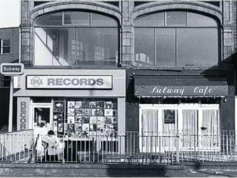Track Records and the Subway Cafe, St Sepulchre Gate.