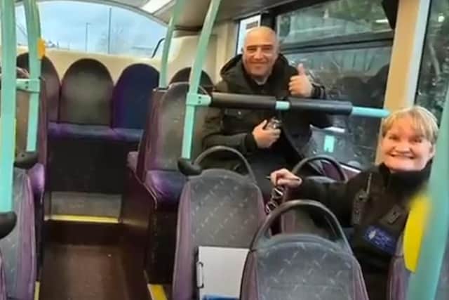 Sheffield police boarded a bus to secretly look down on drivers using mobile phones - with staggering results.