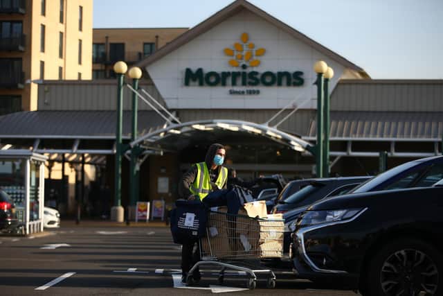 Morrisons car parks will be used as Covid-19 vaccine centres, with three stores hosting jabs from Monday.
