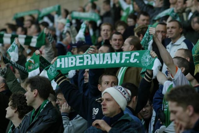 Easter Road showed its colours for the Edinburgh derby