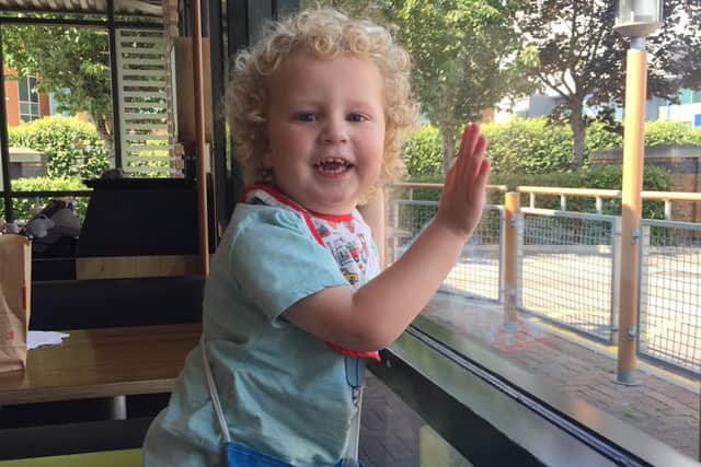 Two-year-old boy Jacob O'Neill was rushed to Sheffield Children’s Hospital with a potentially life threatening condition – just hours after being completely healthy. Now aged five, he is thriving today
