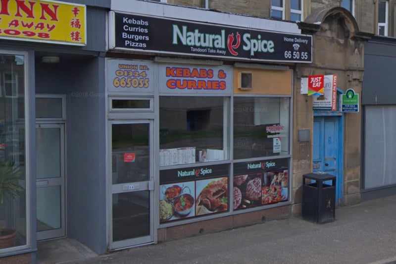 Found in Union Road, Grangemouth, Natural Spice has a huge selection of kebabs to choose from.