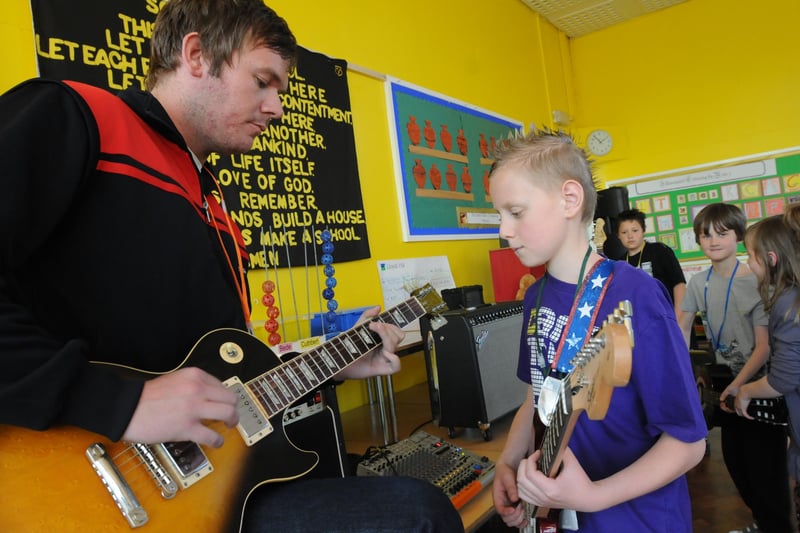 The School of Rock at Toner Avenue Primary in 2015. Share your memories of this great scene.