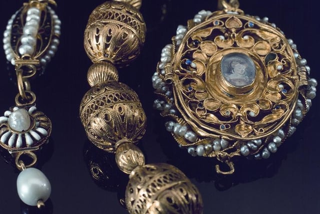 She may be one of the most famous and controversial figures in Scottish history, but very little material survives with a provenance which directly connects it to Mary, Queen of Scots.	This jewellery is therefore a rare and precious link to the ill-fated queen.