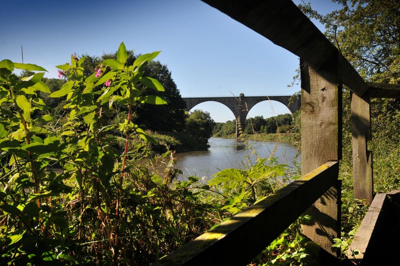 The viaduct was built to carry rail traffic over the Wear and was the main rail line between Newcastle to London until 1872. It closed in 1991.