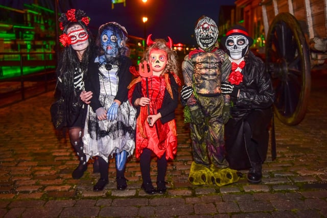 Dressed up for the Spoo-quay halloween night at The National Museum of the Royal Navy in Hartlepool in 2016. Is there someone you know in the photo?