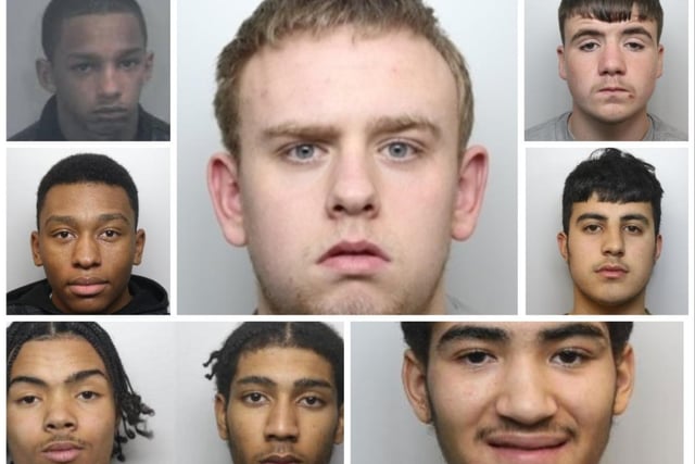 All of the defendants pictured here are currently serving time at His Majesty's Pleasure for serious crimes carried out when they were teenagers
