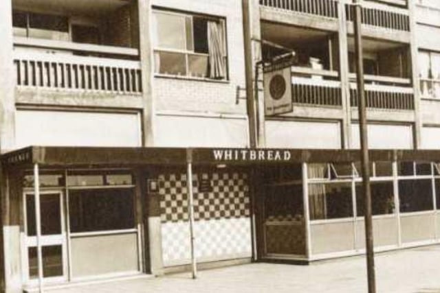 The Halfpenny pub at Sheffield's Kelvin flats is pictured here during the 1960s or 70s. The pub closed in around 1982 and the flats were demolished in the mid-90s.