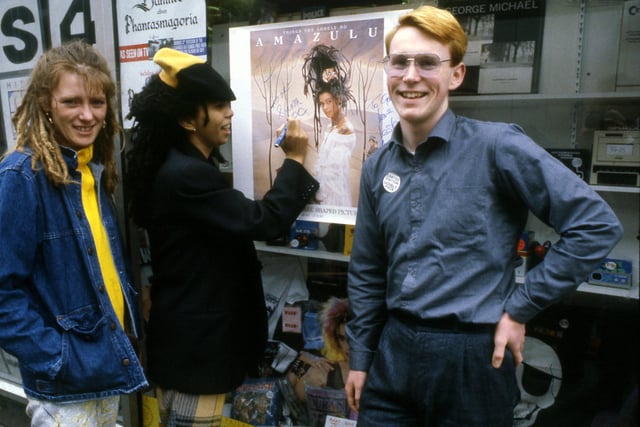 Chartz in Sunderland is pictured in March 1986. Do you remember buying your favourite records there?