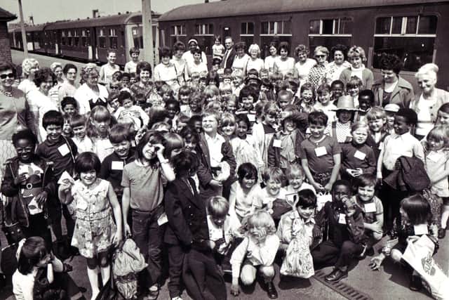 Closure of All Saints School, Sutherland Road.
Cleethorpes Trip 1974 - full school outing on the train.




Submitted by Mr B Wildgoose, 143 Oakland Road, Sheffield S6 4QQ