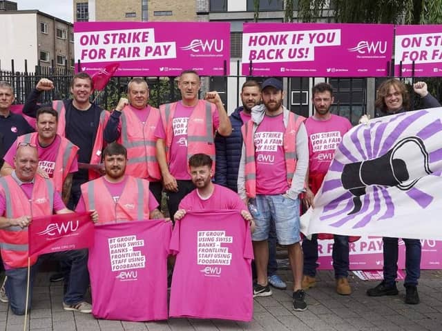 BT workers are set to strike over pay, and home workers in Sheffield could be affected