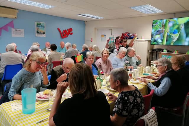 People living with dementia and their family members enjoying an event at the BIADS Main Centre.