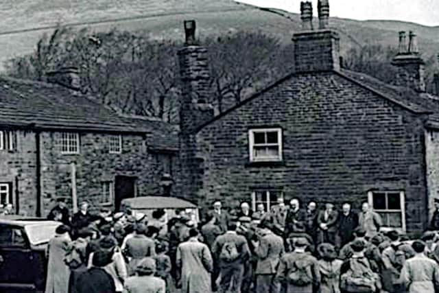 Launch meeting of the Peak District warden service in Edale April 1954 (Photo - PDNPA)