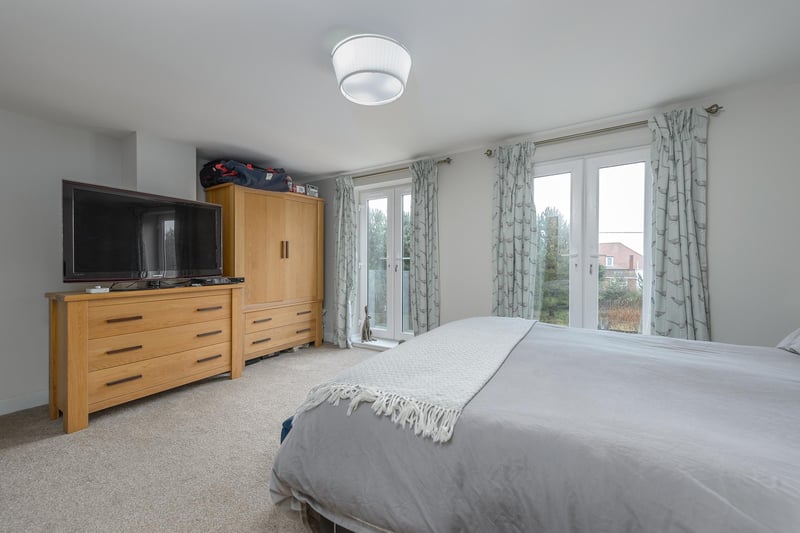 One of two double bedrooms in the annexe.