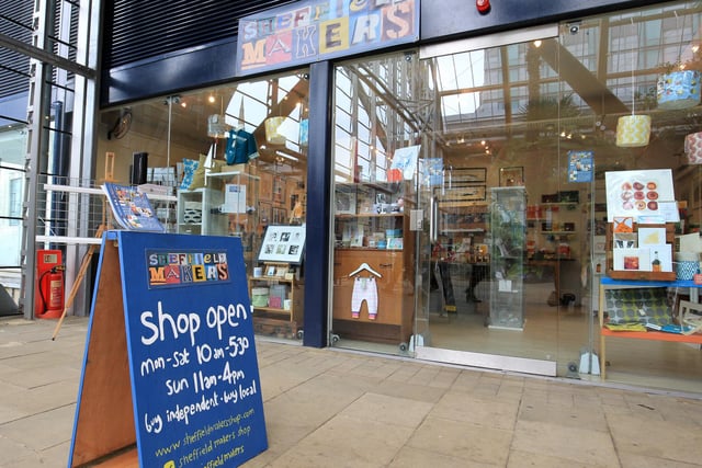 The Sheffield Makers Shop can normally be found in a corner of the Winter Garden, but also operates online and is a real port of call for anyone looking for novel presents. Expect to find art from James Green Printworks, colourful jewellery by Miroo, bags from The Owlery Prints, and much more. (https://www.sheffieldmakersshop.com)