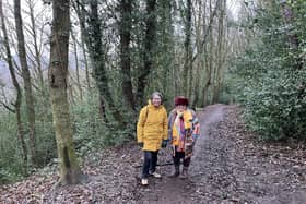 The group now wants to engage positively with anyone owning either or both parts of the woodland as “there has been very little management of the woodland” for years and years. (L-R: Penny Dembo, Pauline Zel)