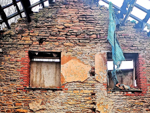 Lots of work is needed to restore the building.