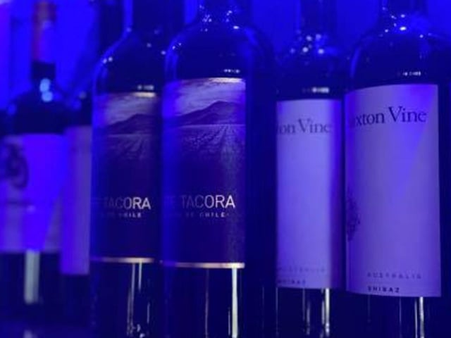 As well as gins, beers and spirits, the bar has an extensive wine selection.