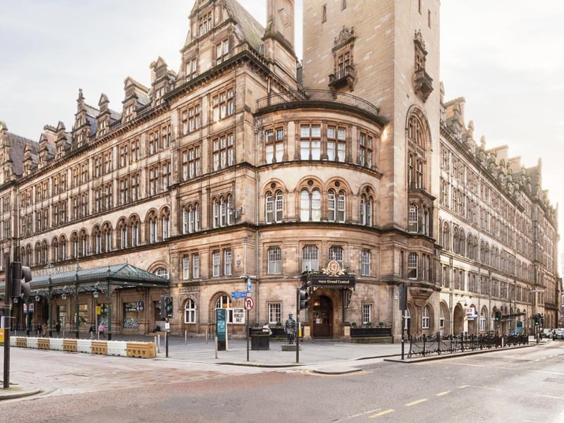 For a luxurious stay in Scotland's largest city, and at a surprisingly reasonable price, the Grand Central Hotel has hosted the likes of Frank Sinatra and Charlie Chaplin in its time. Right next to Central Station, it's within easy walking distance of all of Glasgow's attractions, and has a beautiful champagne bar in which to toast your weekend. A room for two nights for two people this weekend can be booked for £218.