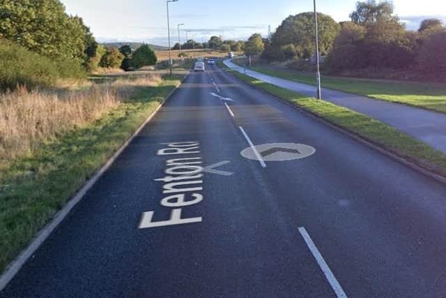 Officers attended Fenton Road following a collision between a green Kawasaki ZX Motorcycle and a white Ford Transit flatbed car.