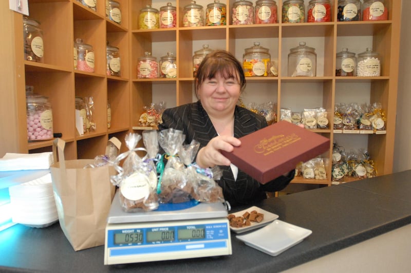 Back to 2006 for this view of a new trader in Whitburn. Who can tell us more about this chocolate-themed photo?
