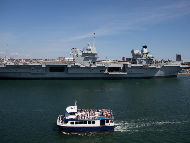 The Queen Elizabeth class ships are designed for deployments typically lasting nine months
