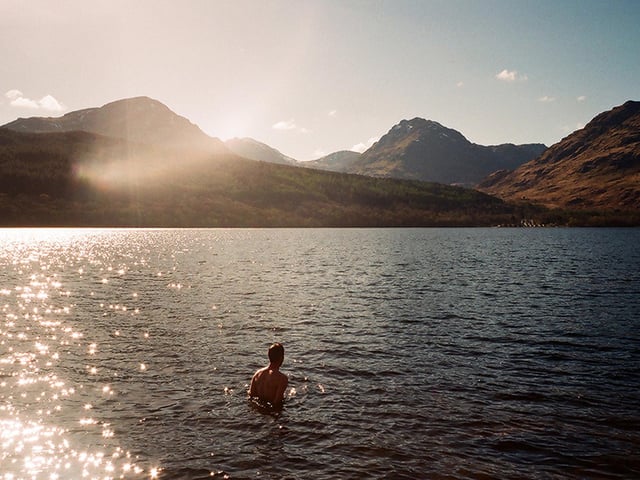 The little sandy beaches at Inversnaid offer the perfect launch pad for a dip in one of Scotland’s most famous bodies of water, with Milarrochy Bay on the east side also a popular site for wild swimmers.