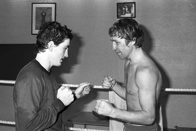 Barry McGuigan in his early days