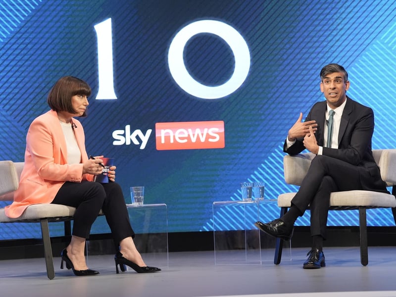 Rishi Sunak was booed and heckled during a Sky News event on Wedneday, where he and Keir Starmer were each interviewed by political editor Beth Rigby before taking questions from the audience. A former Conservative chairwoman voiced her dismay at his early departure from the D-Day commemorations. Another audience member called Keir Starmer a political robot. A YouGov poll afterwards made the Labour leader the winner by 64 per cent to 36.