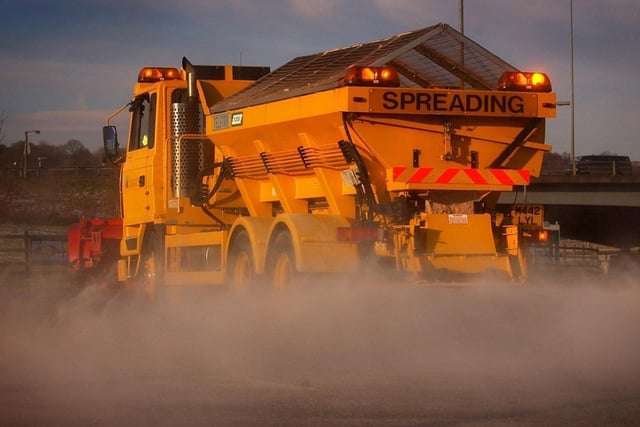 Ninety-plus runs and more than 340 hours on the roads have been completed by the council’s gritting teams;