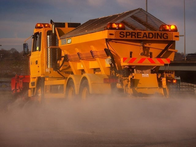 Ninety-plus runs and more than 340 hours on the roads have been completed by the council’s gritting teams;