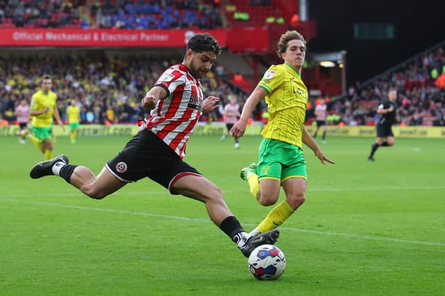 Reda Khadra has been handed a rare start for Sheffield United: Simon Bellis / Sportimage