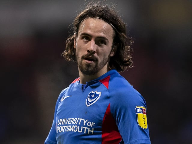 Pompey's brightest player in the second half as he tried to create an opening. Dragged one shot wide when in a good area
