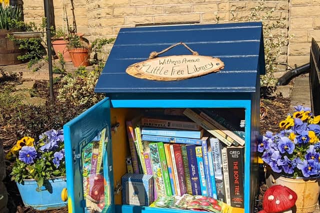 Little Free Libraries are a place for books to be donated and collected by residents for free.