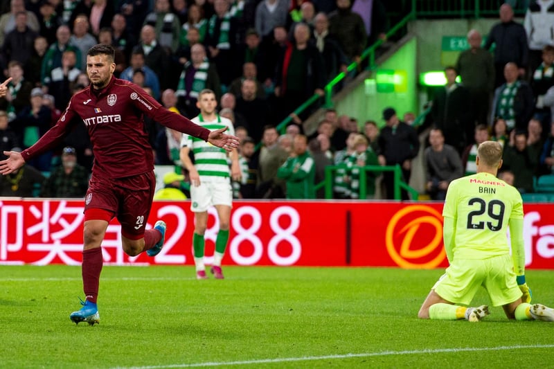 The first real sign of trouble as Celtic crash out of the Champions League qualifiers to a Cluj side they'd later beat home and away in the Europa League group stages.