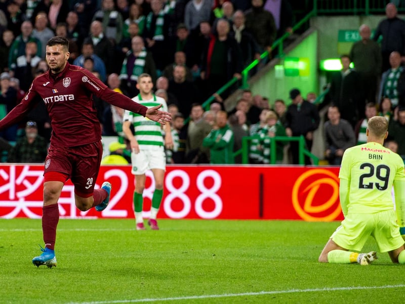 The first real sign of trouble as Celtic crash out of the Champions League qualifiers to a Cluj side they'd later beat home and away in the Europa League group stages.