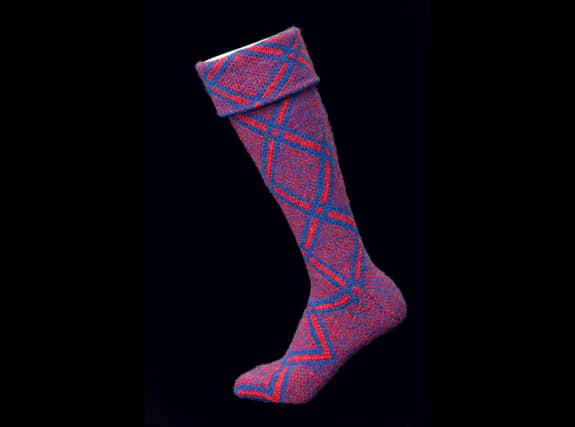 Gairloch kilt socks were made by tenants after their lairds set up work schemes in the face of the 1840s potato famine. PIC: Jim Dunn/Gairloch Museum.