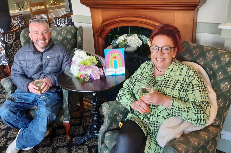 Andrea Frater celebrated her 45th birthday by heading to the Bluebell Inn with her husband, Mark.