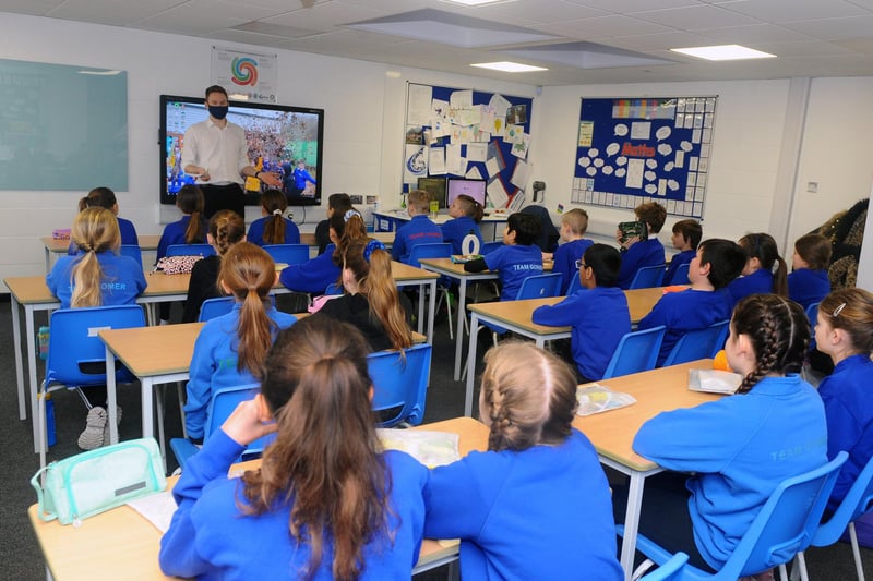 Classes get underway at Gomer Junior School in Gosport