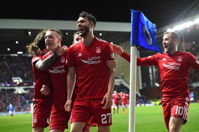 Aberdeen dumped Rangers out of the cups twice in one season as goals from Niall McGinn and Connor McLennan won this replay at Ibrox.