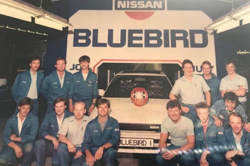 The first car off the line, Bluebird Job 1, is the centerpiece of a local museum display commemorating the significance of that first vehicle.