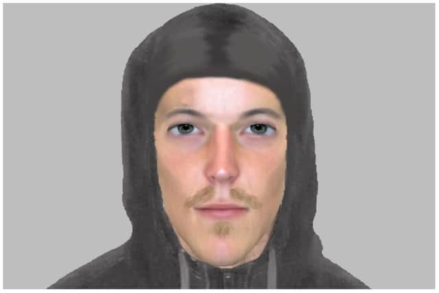 An E-fit has been produced of a man wanted by South Yorkshire Police over a sex attack on a 13-year-old girl as she walked to school. He tried to engage the youngster in conversation first by offering her a free bottle of the sought-after Prime drink